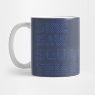 Synth waveforms for Synthesizer musician Mug